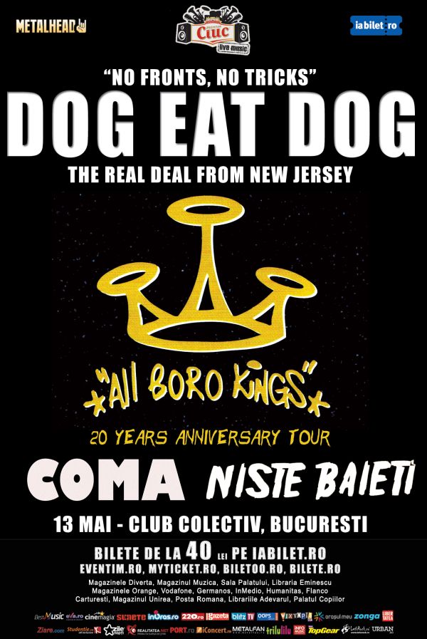 Dog Eat Dog la Bucuresti: ultima zi de presale!